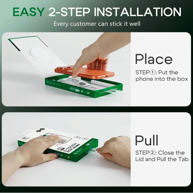Screen protector green