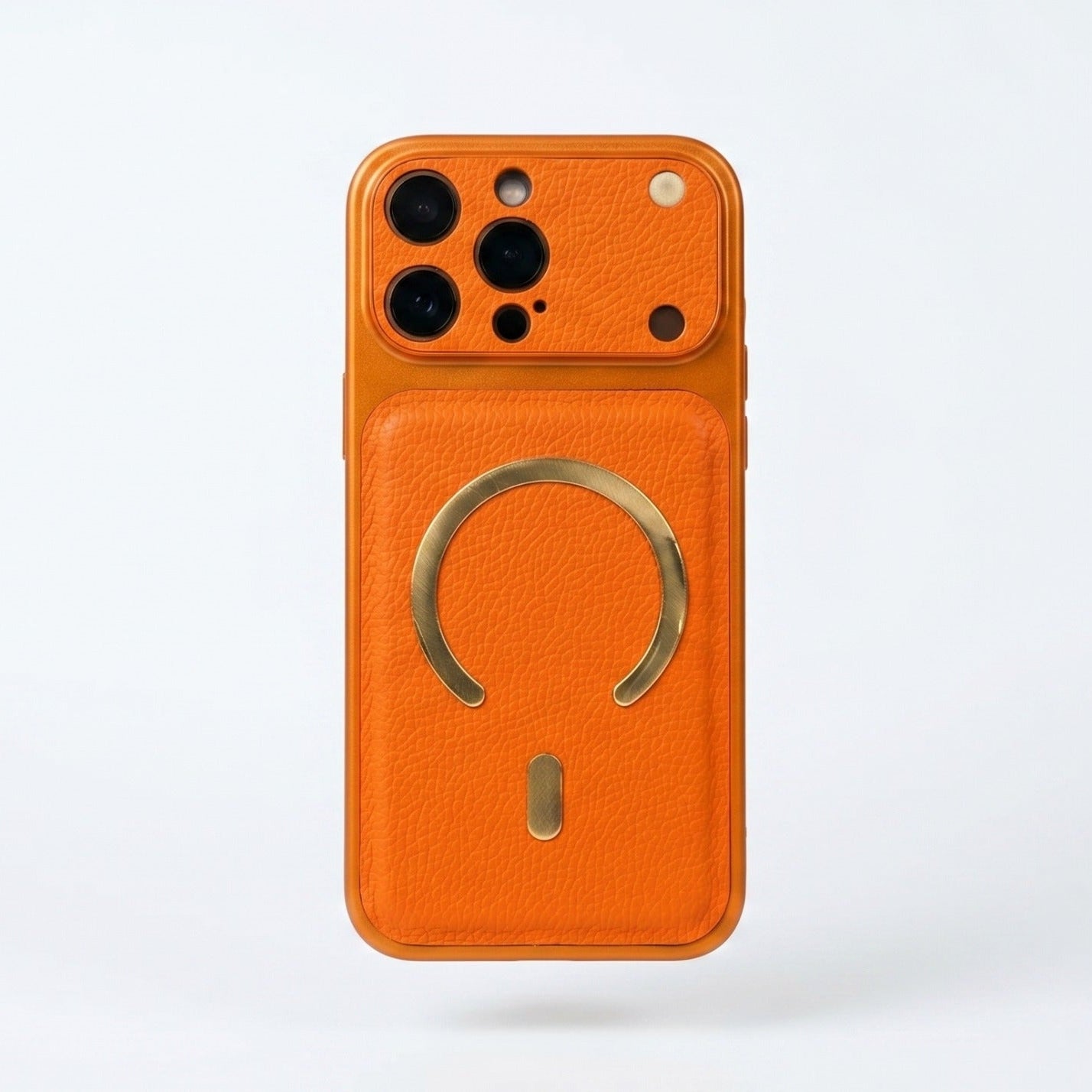 Mag Safe-compatible leather phone case