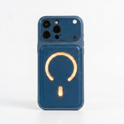 Mag Safe-compatible leather phone case