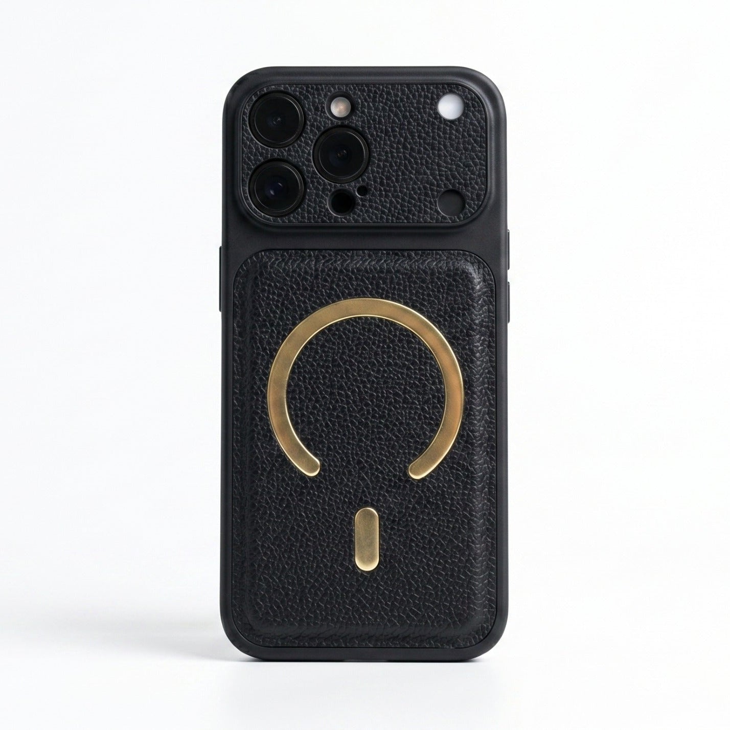 Mag Safe-compatible leather phone case