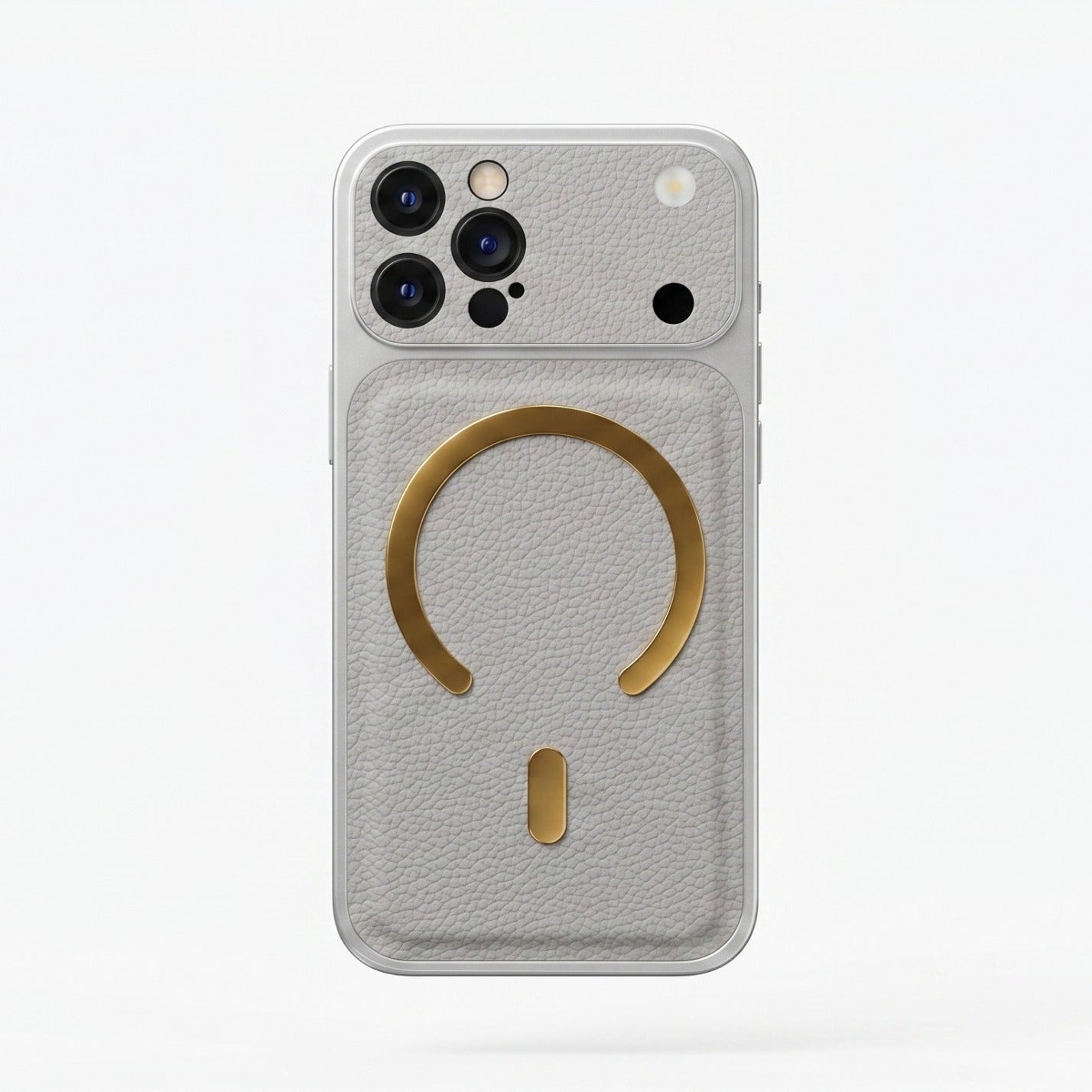 Mag Safe-compatible leather phone case