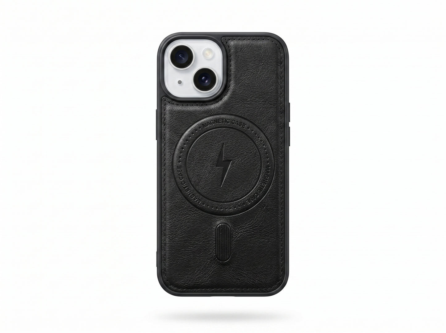 Leather case with wallet and Mag Safe